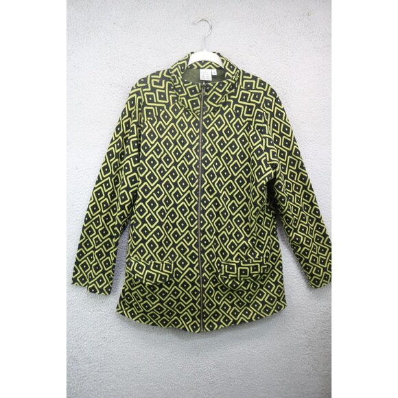 Parsley & Sage Full Zip Cardigan & Reversable Tank Set-Large-Art to Wear-BOHO - Picture 1 of 16